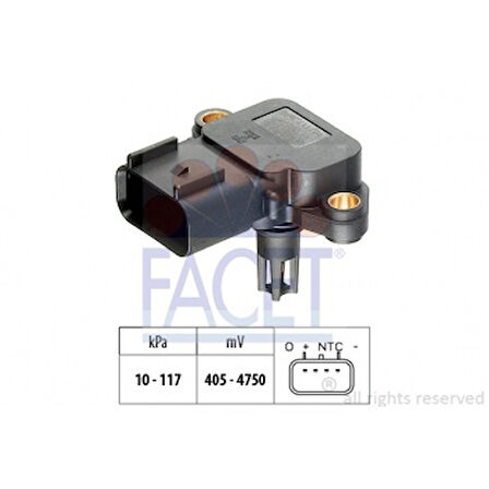 Ford Manıfold Hava Basınc Sensoru Focus 98>04 - Facet 10.3077