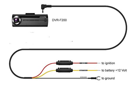 ALPİNE DVR-F200PRO FULL HD Wİ-Fİ DVR KAYIT KAMERA