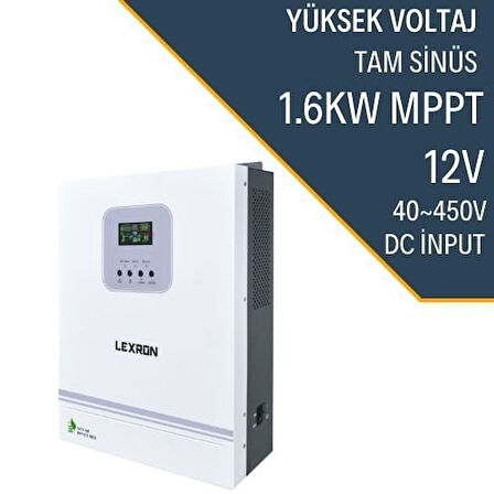 LEXRON 1.6KW HV MPPT AKILLI İNVERTER 12V