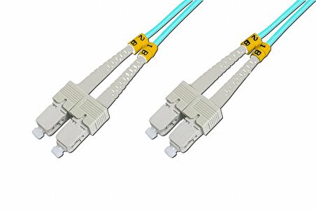 Beek BC-FO-5SCSC-02/3 2 Mt SC-SC 50/125 OM3 Multimode Duplex Patch Cord Kablo