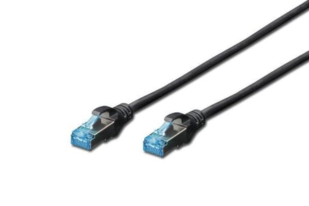 Beek BC-S5005BL 0.50 Mt CAT5E S/FTP AWG26 Siyah Patch Cord Kablo