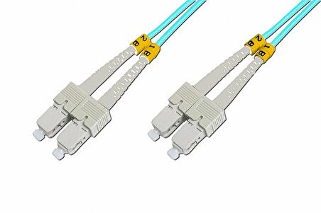 Beek BC-FO-5SCSC-0.5/3 0.5 Mt SC-SC 50/125 OM3 Multimode Duplex Patch Cord Kablo