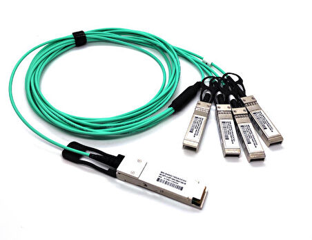 Beek BN-S40G/4x10G-AOC-03 3 Mt 40G QSFP+ to 4 x 10G SFP+ AOC Kablo