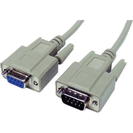 Beek BC-SER-DB9-MF-10 10 Mt DP9 to DP9 Erkek-Dişi Seri RS232 Uzatma Kablosu