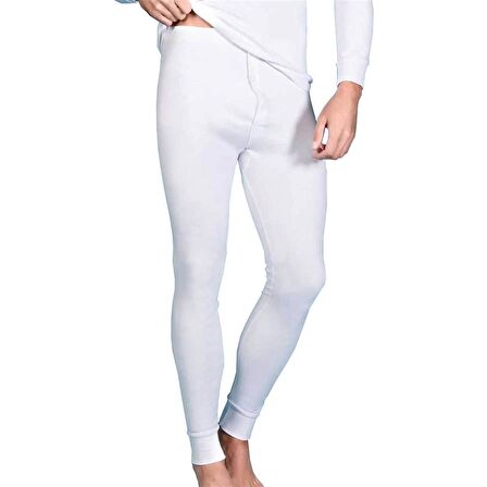 Berrak Erkek Kışlık İnterlok Tek Alt 746/Beyaz/XL