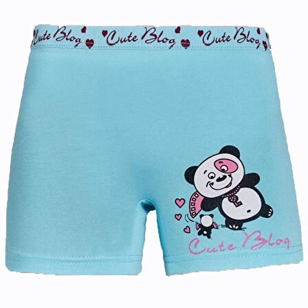 Berrak 2565 Kız Baskılı Çocuk Boxer