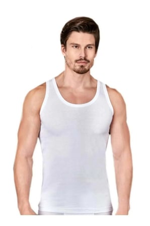 3 Adet  1035 Erkek Modal Yazlık Ince Atlet  -  - Atlet,fanila - Beyaz - Xxl-60