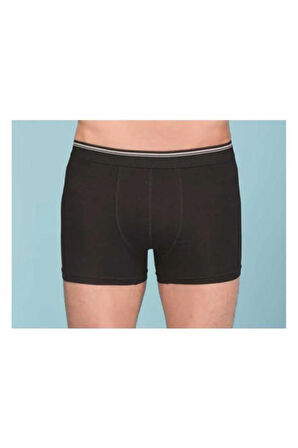 1097 Erkek Boxer Siyah 3 Adet