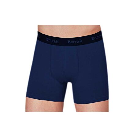 Berrak Premium Likralı Modal Penye Erkek Boxer - 4476-Lacivert