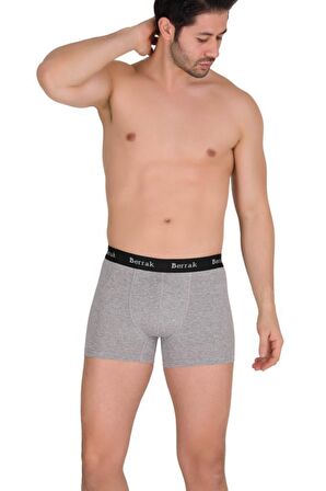 Berrak 4476 Pamuk Modal Likralı Erkek Boxer