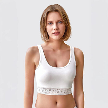 Berrak 7012 Kadın Yarım Askılı Atlet