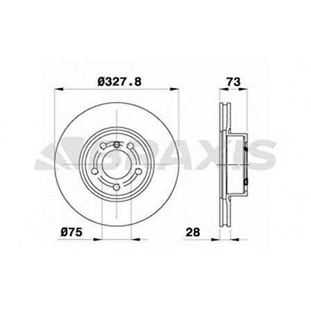 Bmw Fren Diski On Bmw  X3 F25  X4 F26 - Braxıs Ad0403