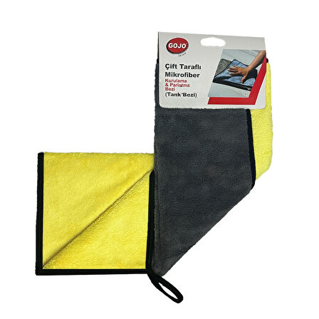 Gojo Çift Taraflı Mikrofiber  Kurul.ve Parlatma (Tank) Bezi 50x70 cm