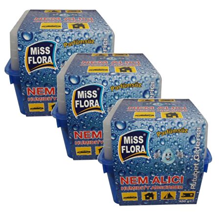 Miss Flora Nem Alıcı 450 g 3' lü Paket