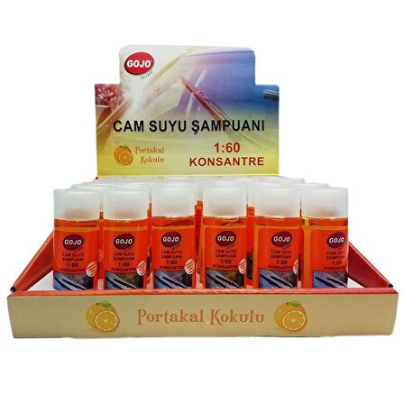 Gojo Cam Suyu Şampuanı 1:60 Konsantre 36 'lı Paket