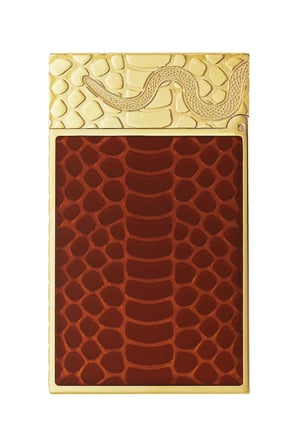 S.T. Dupont Lacquered Ligne 2 Red Puro Çakmağı 16075 - TR8344