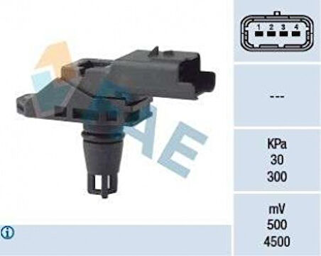 Ford Hava Sicaklık Map Sensörü 207-208-301-308-407-508-3008-5008-Partner Expert-C3 II-C4 II-C5 III-Ds3-Ds - Fae 15132