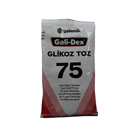 Glıkoz Toz 75Gr (Glucose Monohydrate)-Galenık