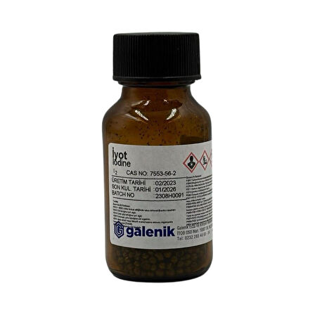 Galenik İyot (Iodine) 50 Gr
