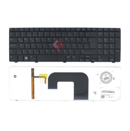Dell Vostro 3700, 3700N  P06E, P06E001 0d4hhx Notebook Klavyesi Siyah TR, ışıklı / Nsk-Dpa0T, 9Z.N3e82.A0t