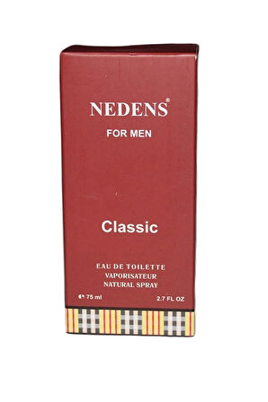 Nedens For Men Classic 75 Ml 2.7FL Erkek Parfüm