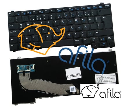 Dell Latitude E5440, E5450 PK130WQ4A28, SN7223 Notebook Klavyesi TR 0M7MRY, PK130WQ4A19