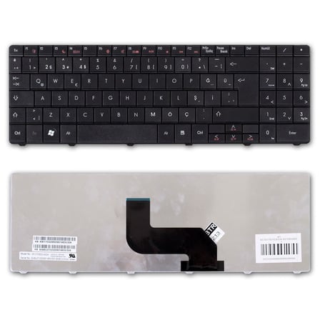 Packard Bell EasyNote TJ65, TJ75, TR85, TR86 Klavyesi (Siyah TR) / KL0485BTR