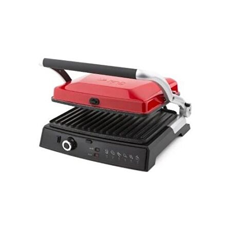 King K 462 GrillMaster Kırmızı 2000 W Granit Tost Makinesi