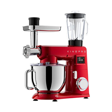KINGPRO KSM4001 Damboo Mutfak Şefi Kırmızı