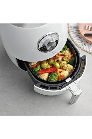 Magicfry Airfryer Yağsız Sıcak Hava Fritöz Beyaz - 4 Yıl Garanti