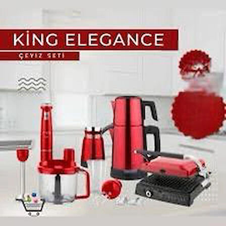 king Elegance Çeyiz Paketi (K441R+K462R+KCM331+KKB973)