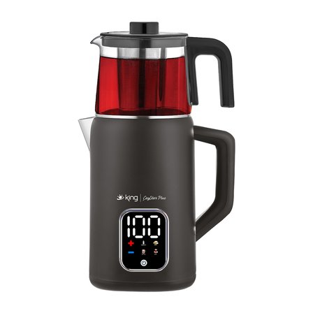 KİNG K3113 ÇAYSTAR PLUS DİJİTAL ÇAY MAKİNESİ  (SİYAH)