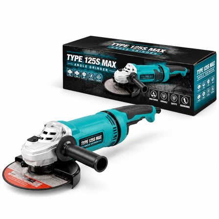 MAX Profesyonel 230 mm Elektrikli Büyük Spiral Avuç Taşlama ve Kesme Makinesi