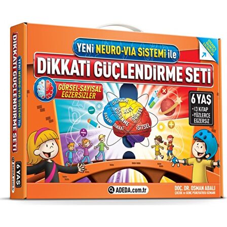  Dikkati Güçlendirme Seti 6 Yaş + Görsel Dikkat Testi