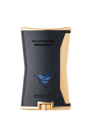 Colibri Tek Torch Pürmüz Siyah-Gold Slim Puro Çakmağı TR8757