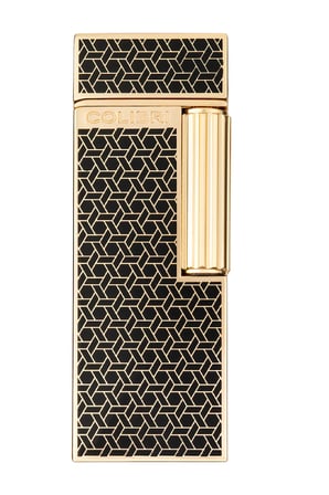 Colibri Continental Soft Flame Gold Desenli Çakmak TR9928