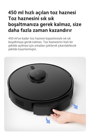 8000pa Ultra Emiş Güçlü Üstün Performanslı Turbolu Süpürge - Yüksek Performanslı Sensörler