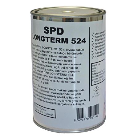 Speedol SPD Longterm 524 900 Gr Yüksek Basınca Dayanıklı