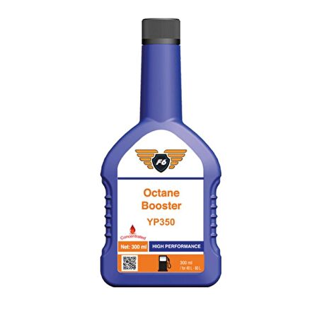 F6 Oktan Arttırıcı Benzin Yakıt Katkısı 300 ML Octane Booster