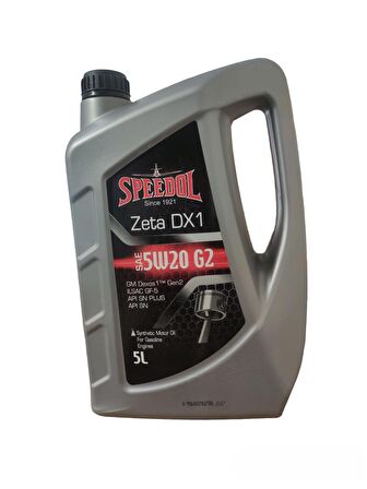 SPEEDOL ZETA DX1 5W-20 TAM SENTETİK G2 5LT