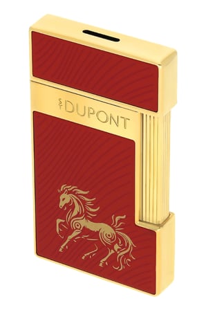 S.T. Dupont Horse Series Slimmy Kırmızı Gold Puro Çakmağı 28080