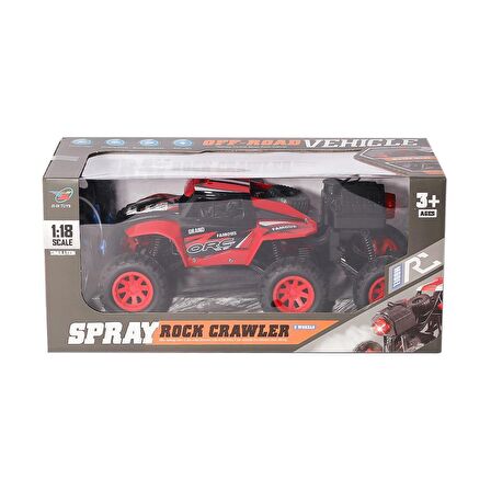 299 Kumandalı Şarjlı Duman Atan Rock Crawler Araba 1:18 FABBATOYS