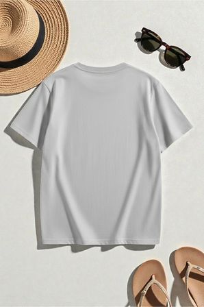Unisex New York Baskılı Oversize Tshirt