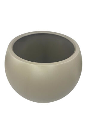 Küre Yuvarlak Top Vazo Dekoratif Saksı MOKKA 38*30cm