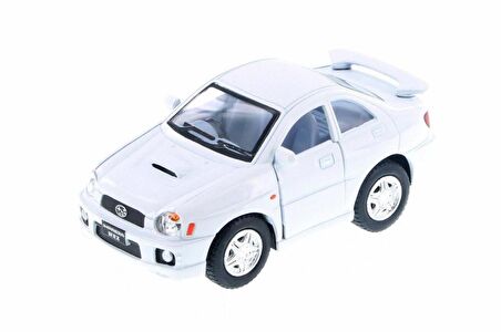 10 cm. Çek Bırak Beyaz Subaru Impreza Wrx Diecast Araba  