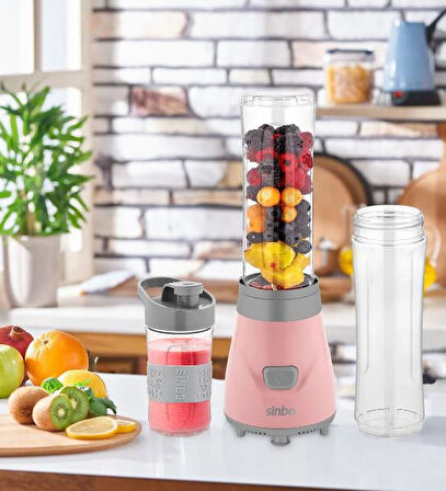 SİNBO SMOOTHIE BLENDER PEMBE  M0303SIN3150