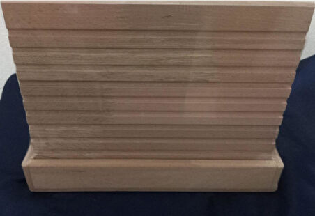 Sinbo Mulier Standlı 4 lü Kesme Ve Sunum Tahtası  %100 Doğal AHS-6035