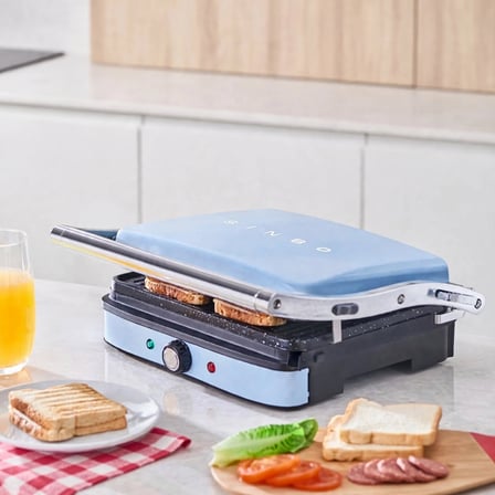SİNBO MARİNE TOST MAKİNESİ MAVİ 2000W