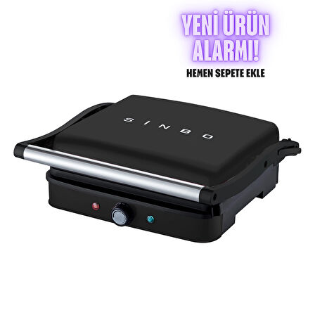 Ssm-2571 Mat Siyah Tost Makinesi 2000W