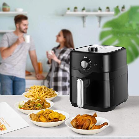 Sinbo Sco-5055 Yağsız Zaman Ayarlı 4.5L 1500w Airfryer Fritöz